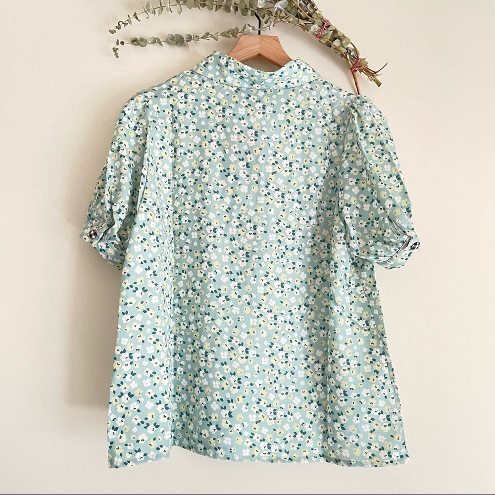 Sister Jane Rival Floral Ruffle Blouse M NWT - Picture 14 of 16